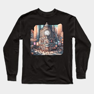 Times Square Long Sleeve T-Shirt